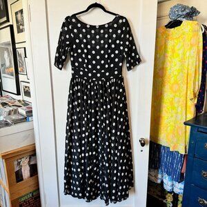 Floryday Polka-dot Mary Dress sz M